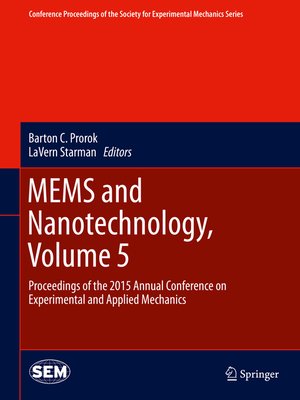 cover image of MEMS and Nanotechnology, Volume 5